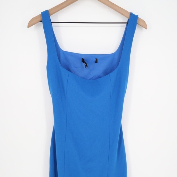Lulus Davana Cutout Midi Dress Womens Medium Bright Blue Sleeveless Scoop Neck - Picture 4 of 9
